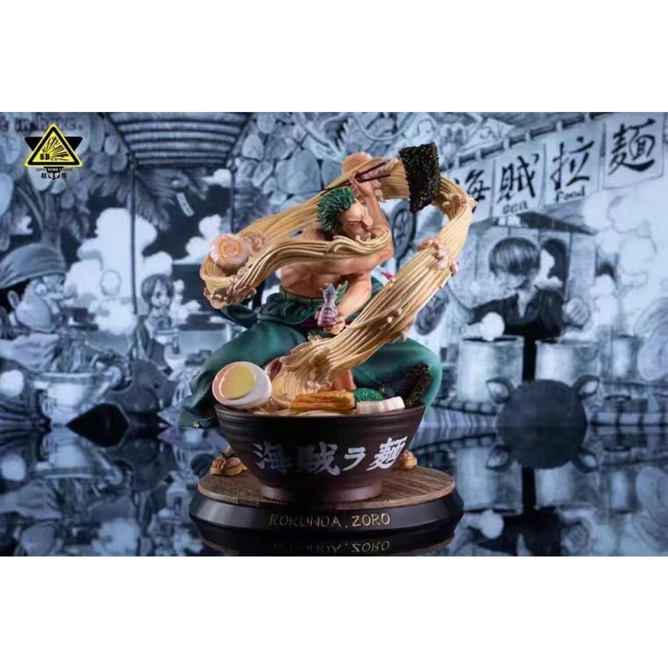 Superbomb Studio - Roronoa Zoro Santoryu Ramen Eating