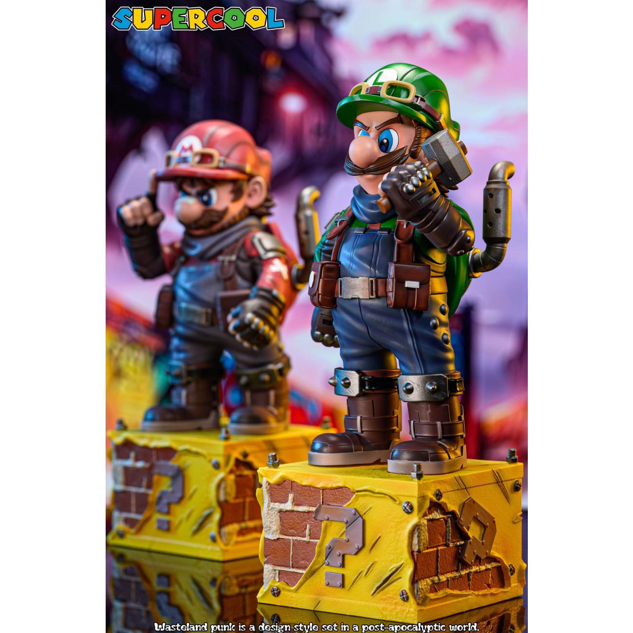 Supercool Studio  - Super Plumber Mario Cyber Steampunk Wasteland