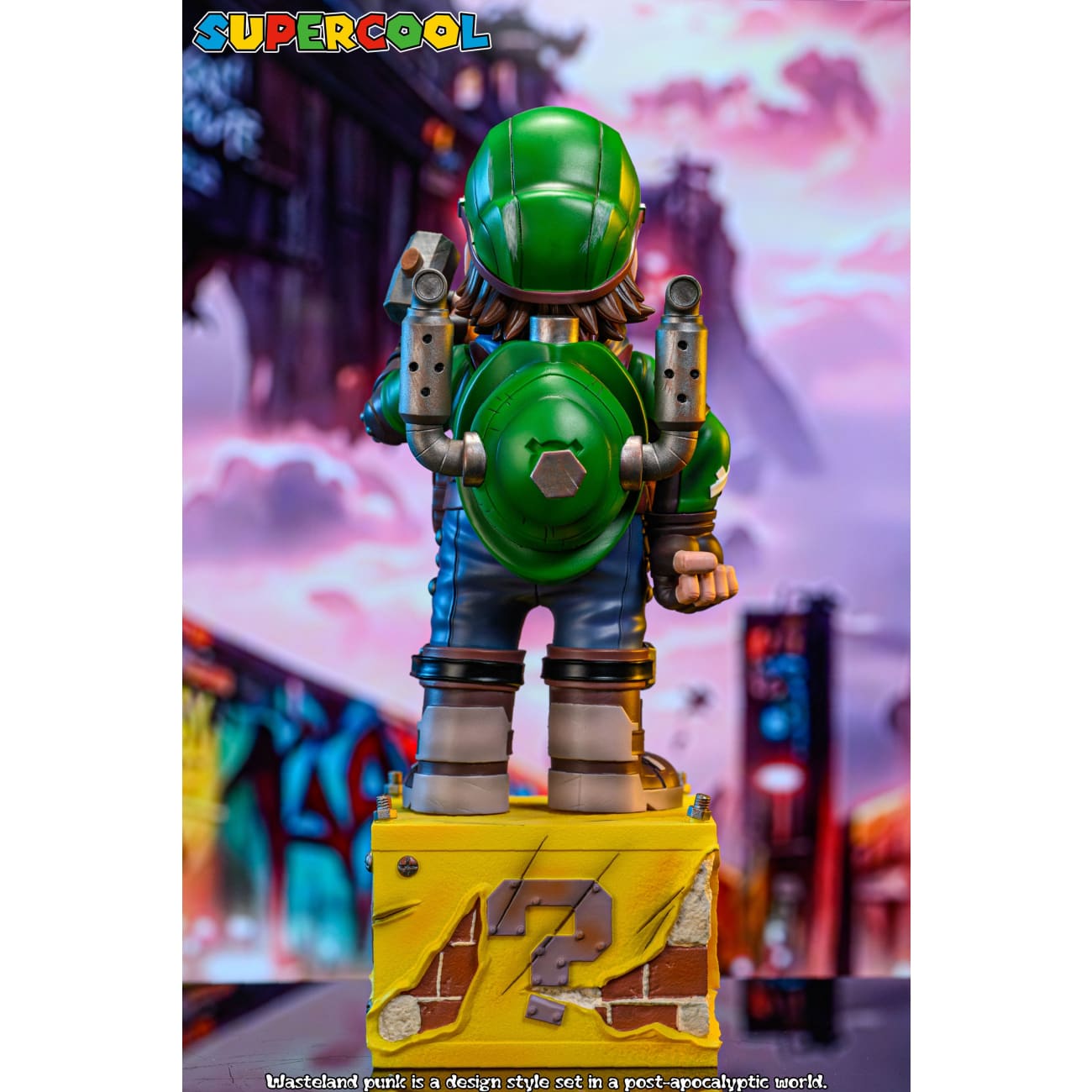Supercool Studio  - Super Plumber Mario Cyber Steampunk Wasteland