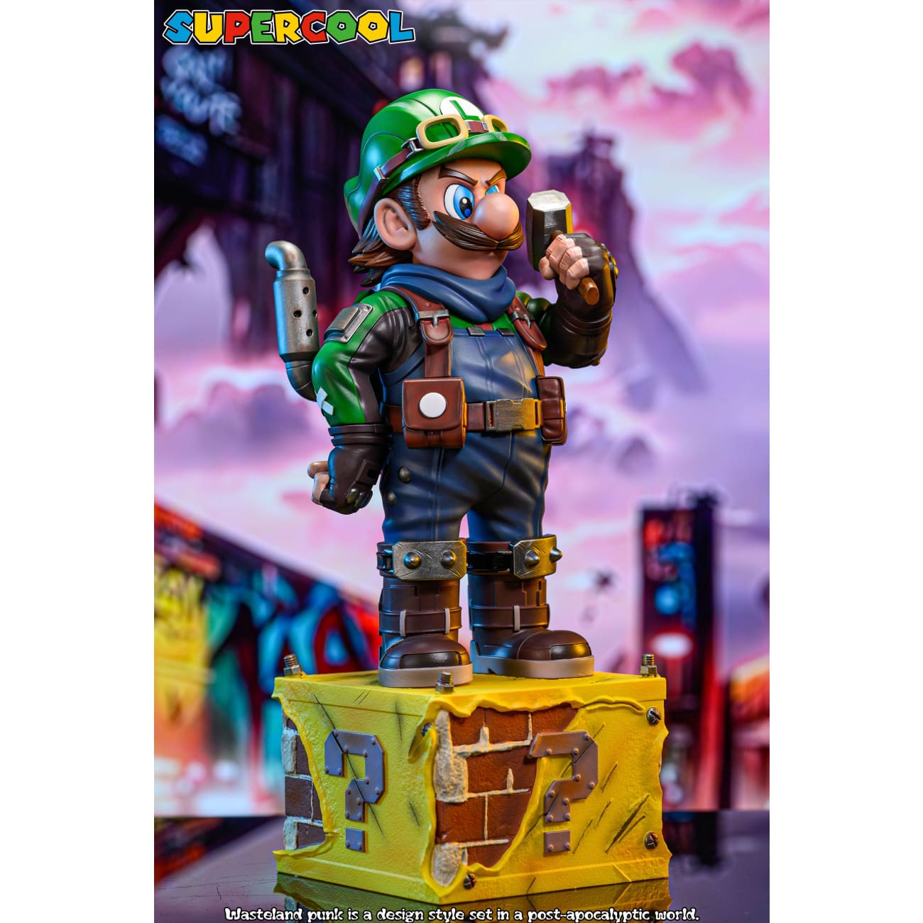 Supercool Studio  - Super Plumber Mario Cyber Steampunk Wasteland