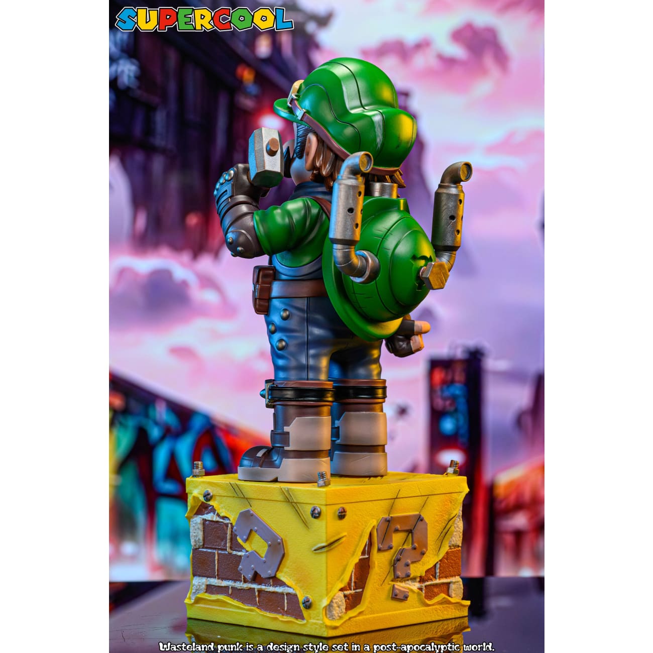 Supercool Studio  - Super Plumber Mario Cyber Steampunk Wasteland