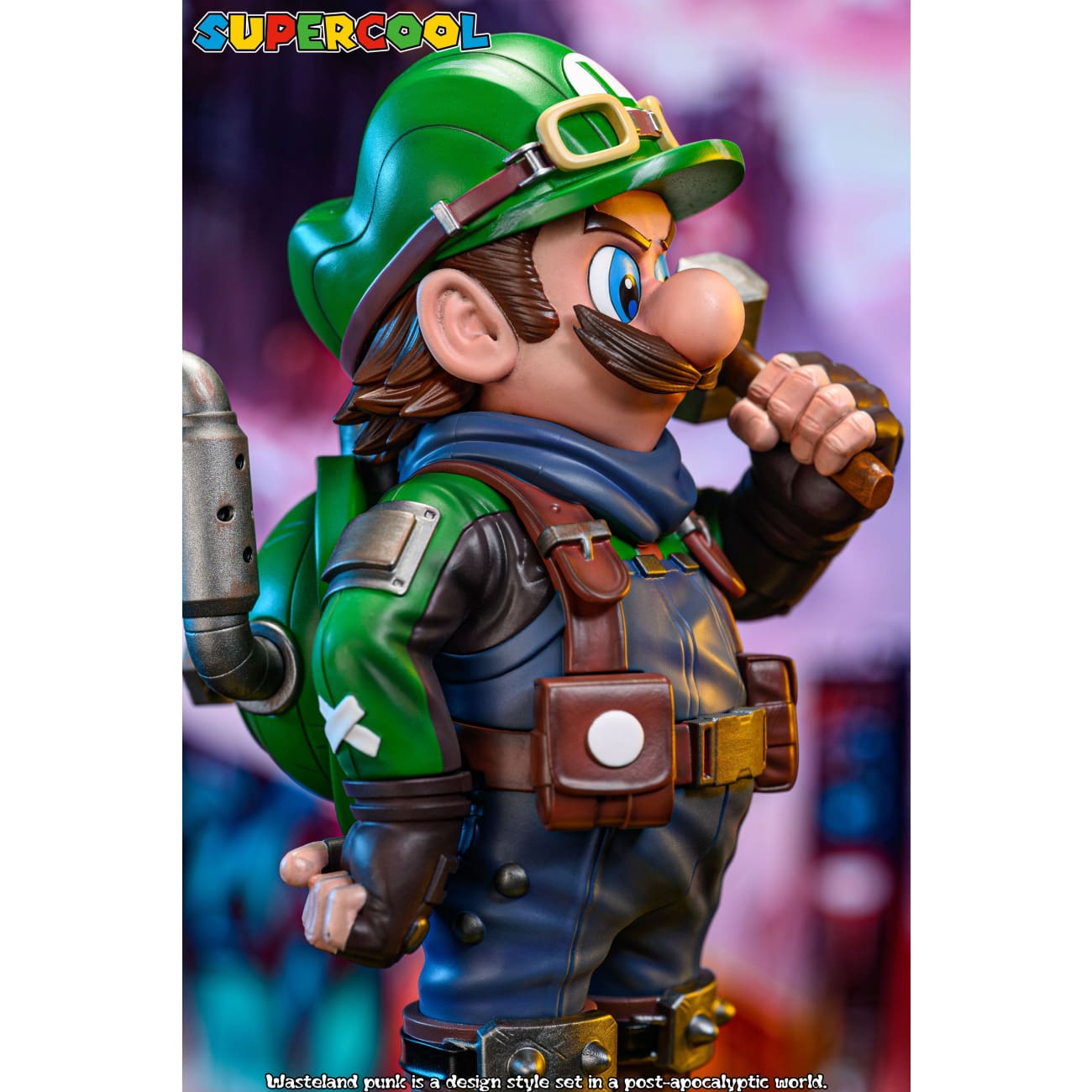 Supercool Studio  - Super Plumber Mario Cyber Steampunk Wasteland