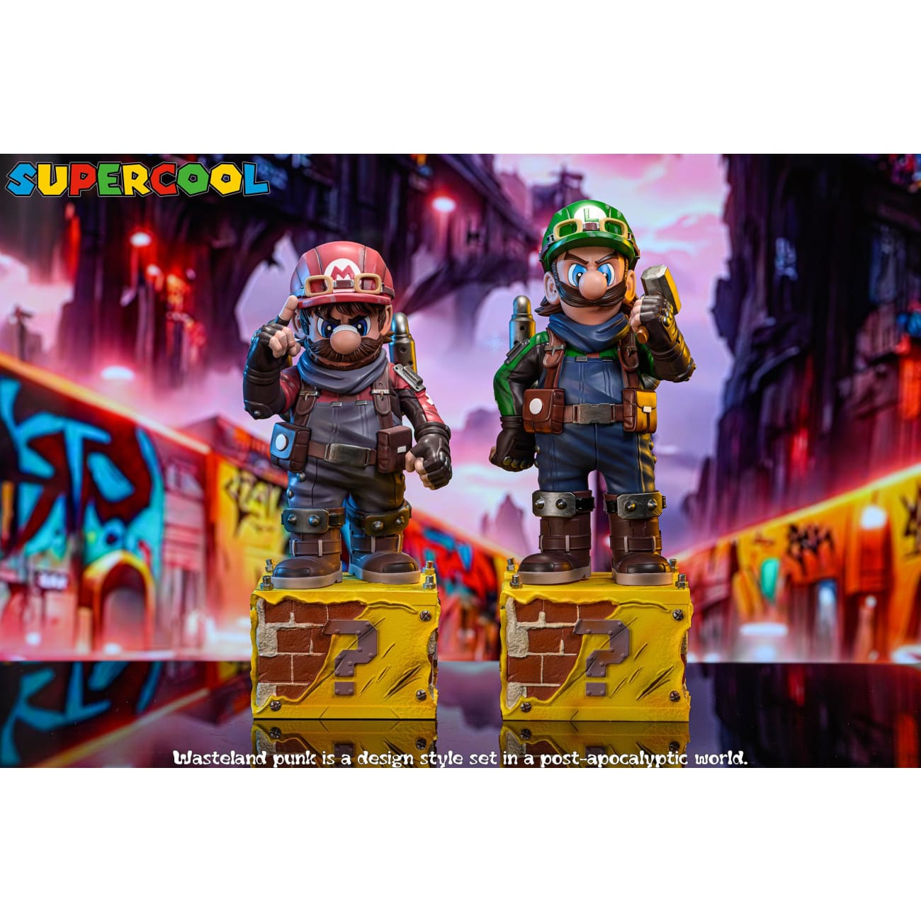 Supercool Studio  - Super Plumber Mario Cyber Steampunk Wasteland