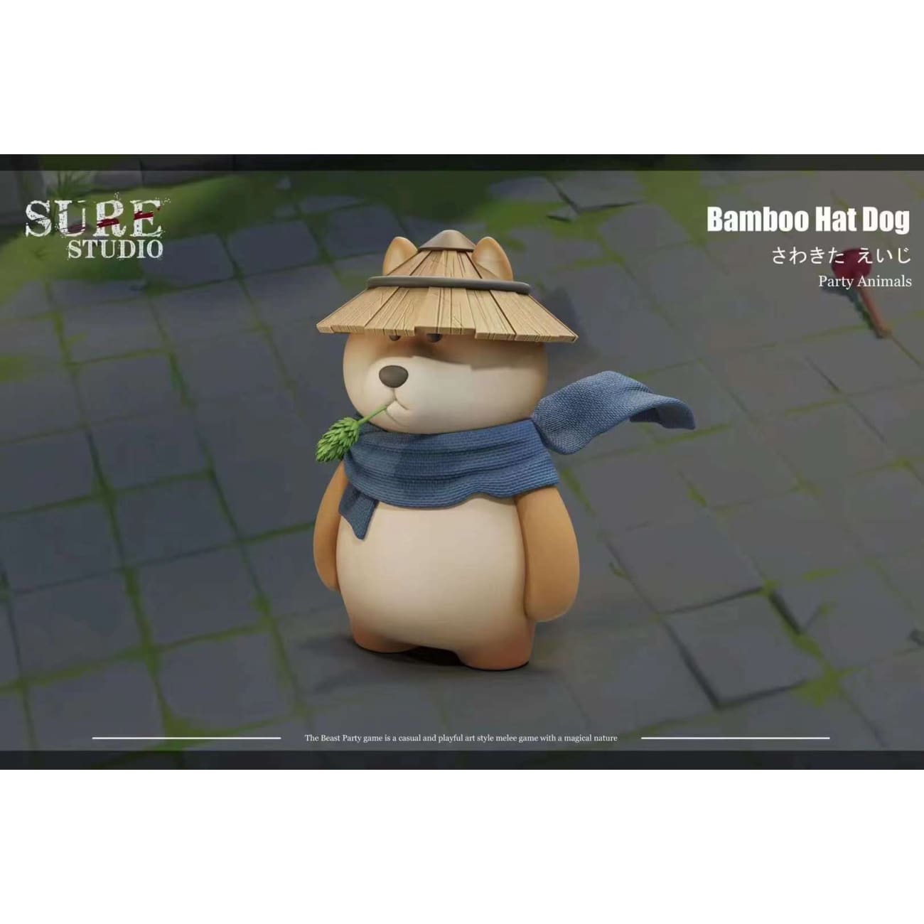 Sure Studio - Bamboo Hat Dog