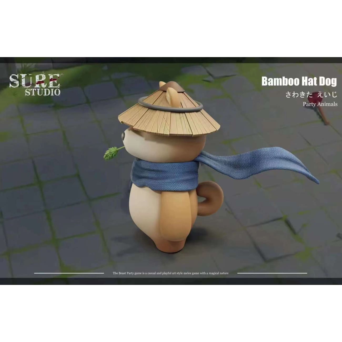 Sure Studio - Bamboo Hat Dog
