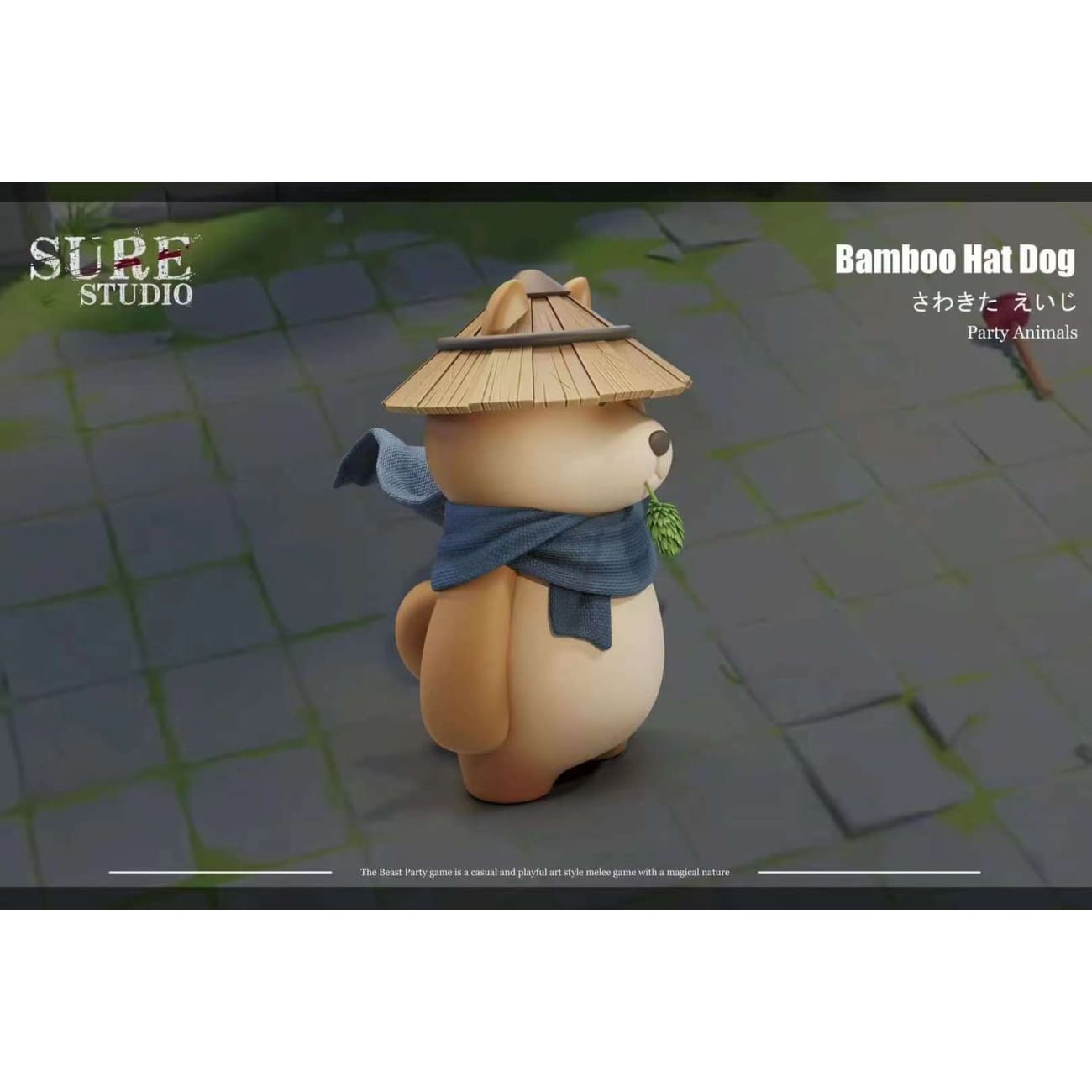 Sure Studio - Bamboo Hat Dog