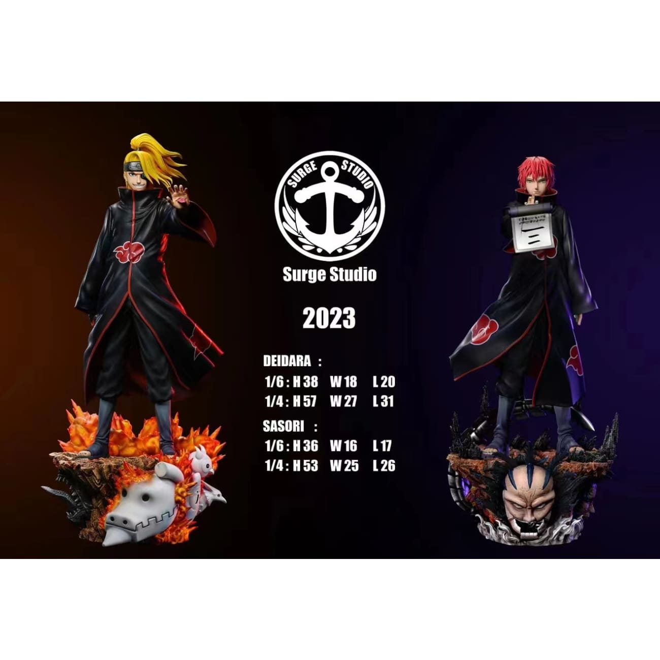 Surge Studio - Deidara / Sasori [4 Variants]