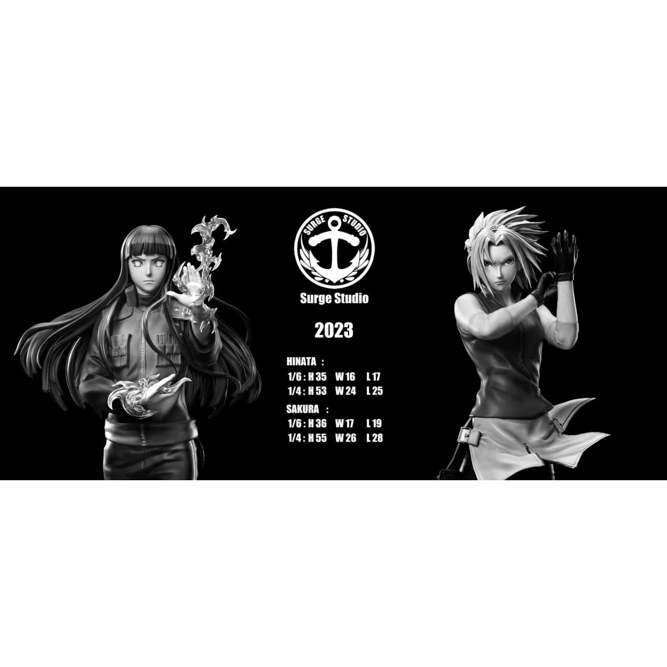 Surge Studio - Hyūga Hinata / Haruno Sakura [4 Variants]