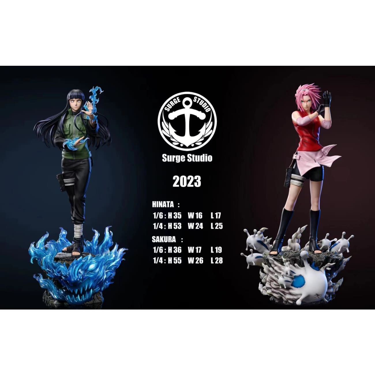 Surge Studio - Hyūga Hinata / Haruno Sakura [4 Variants]