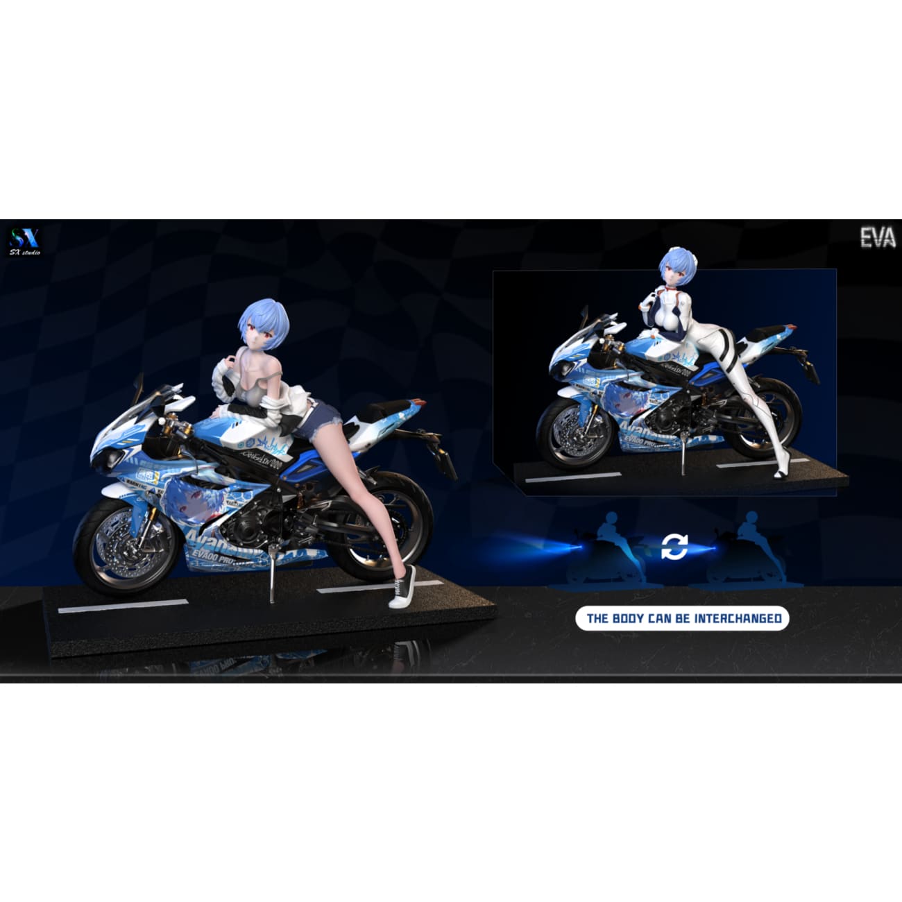 SX Studio - Motorcycle Girl Ayanami Rei