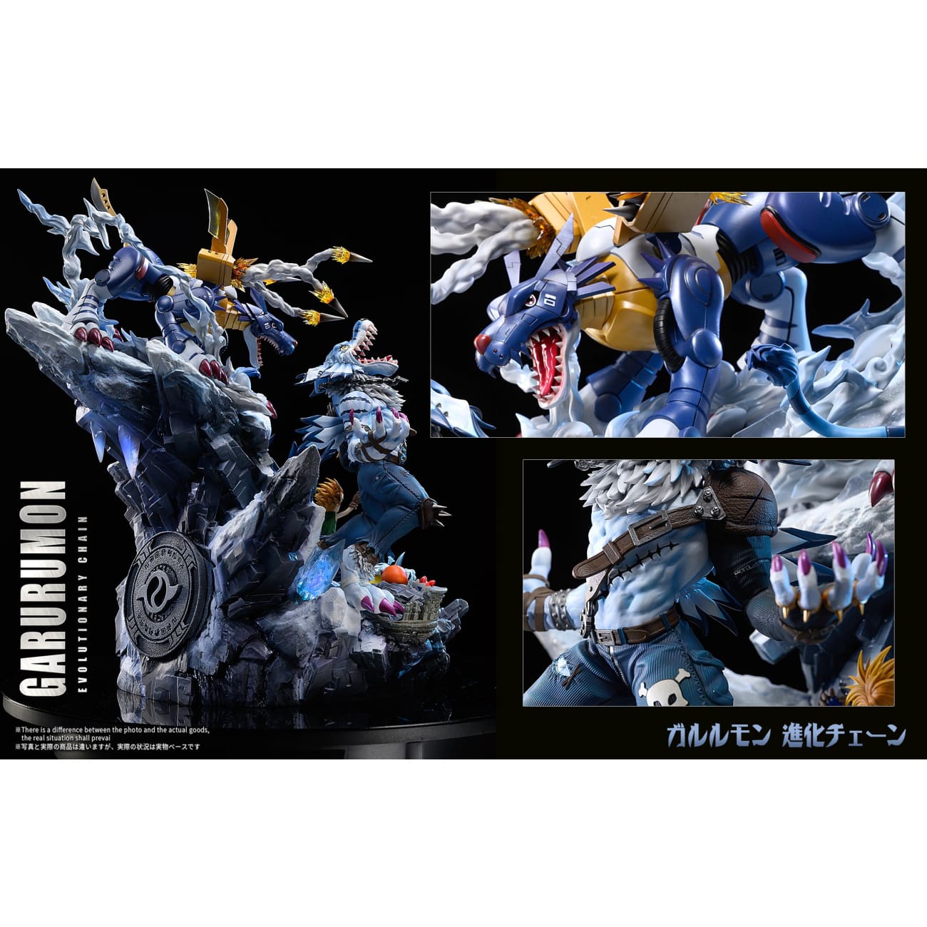 T-Rex Studio - Garurumon Evolution Group