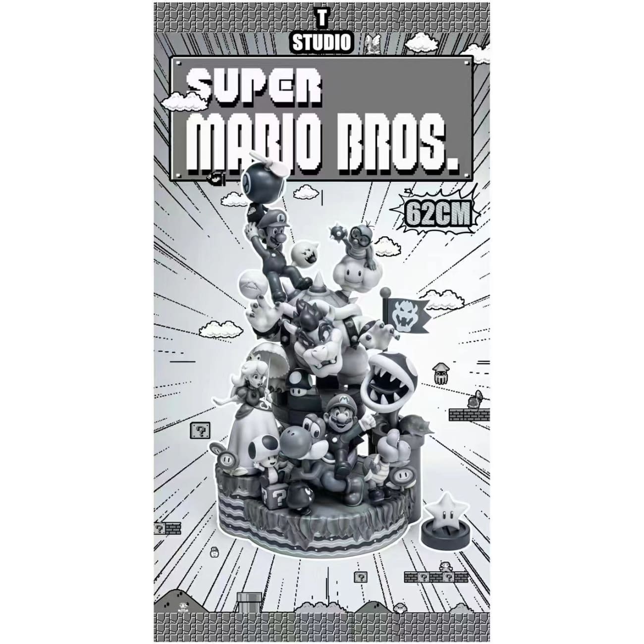 T Studio - Super Mario Family Portrait [Retro Color]