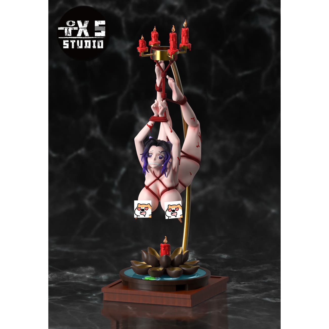T.X.S Studio - Hanging Naked Kochou Shinobu