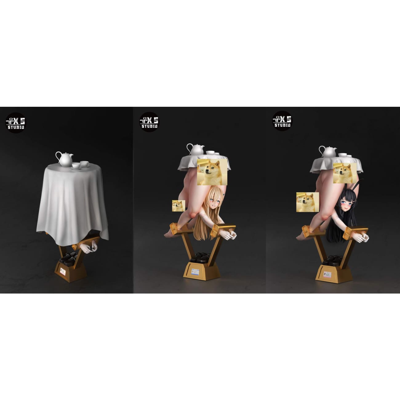 T.X.S Studio - Ichinose Asuna & Mai Sakurajima Girls Coffee Table Ver.