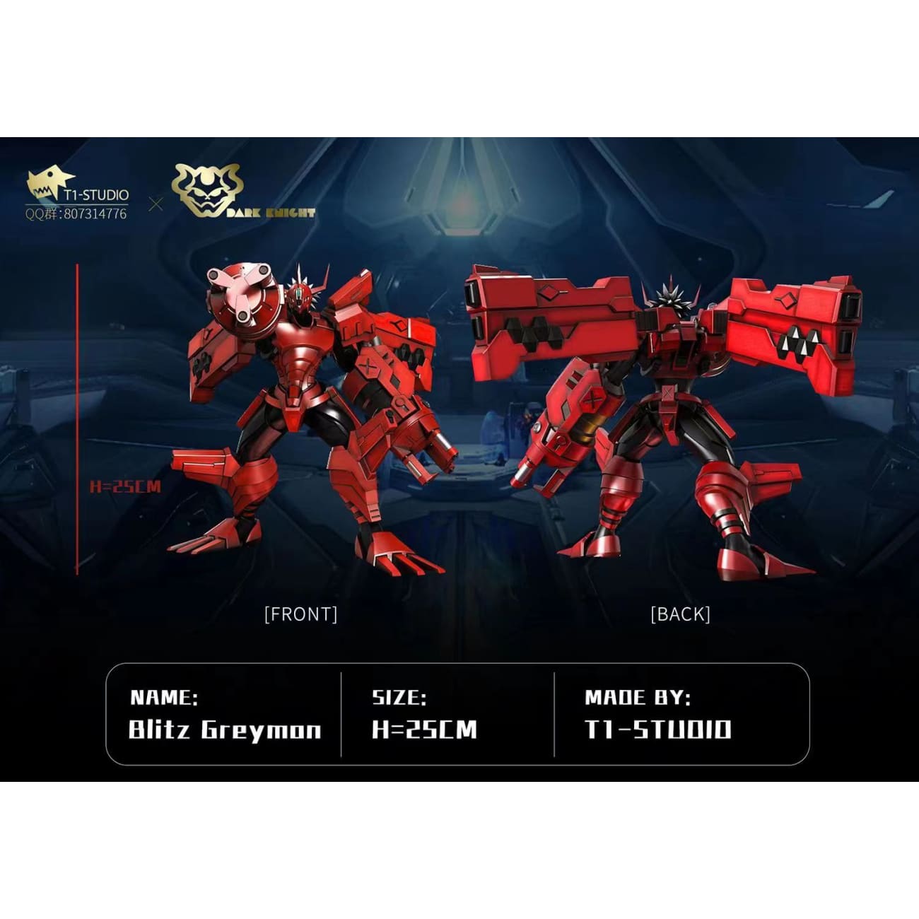 T1 Studio - BlitzGreymon / CresGarurumon