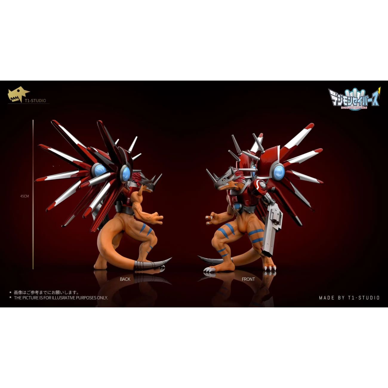 T1 Studio - Daimon Masaru / Agumon (S) / Rize Greymon / Shine Greymon
