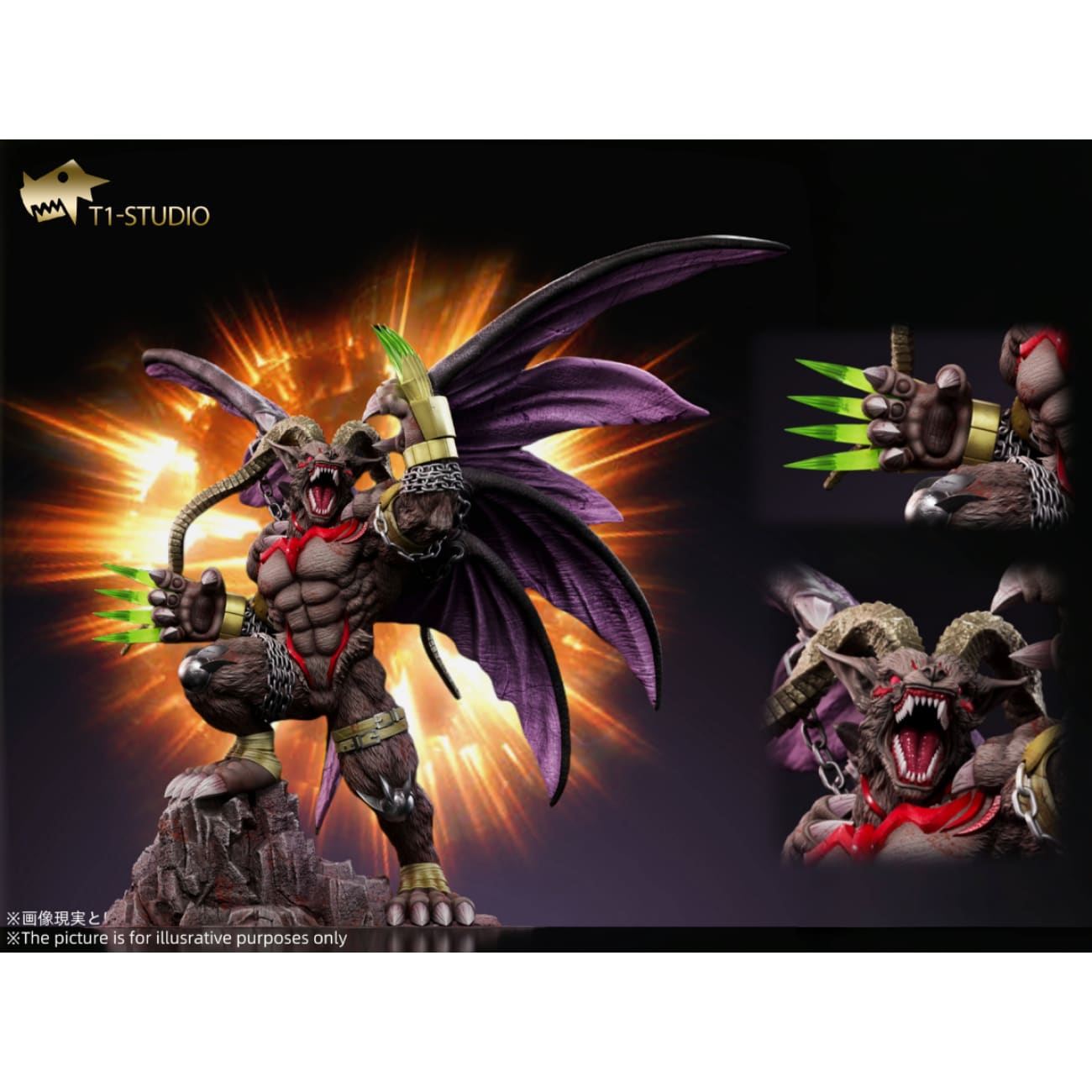T1 Studio - The Seven Great Demon Lords Sloth Sin Belphemon Rage Mode