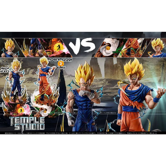 Temple Studio - Majin Vegeta VS Super Saiyan 2 Goku [3 Variants]