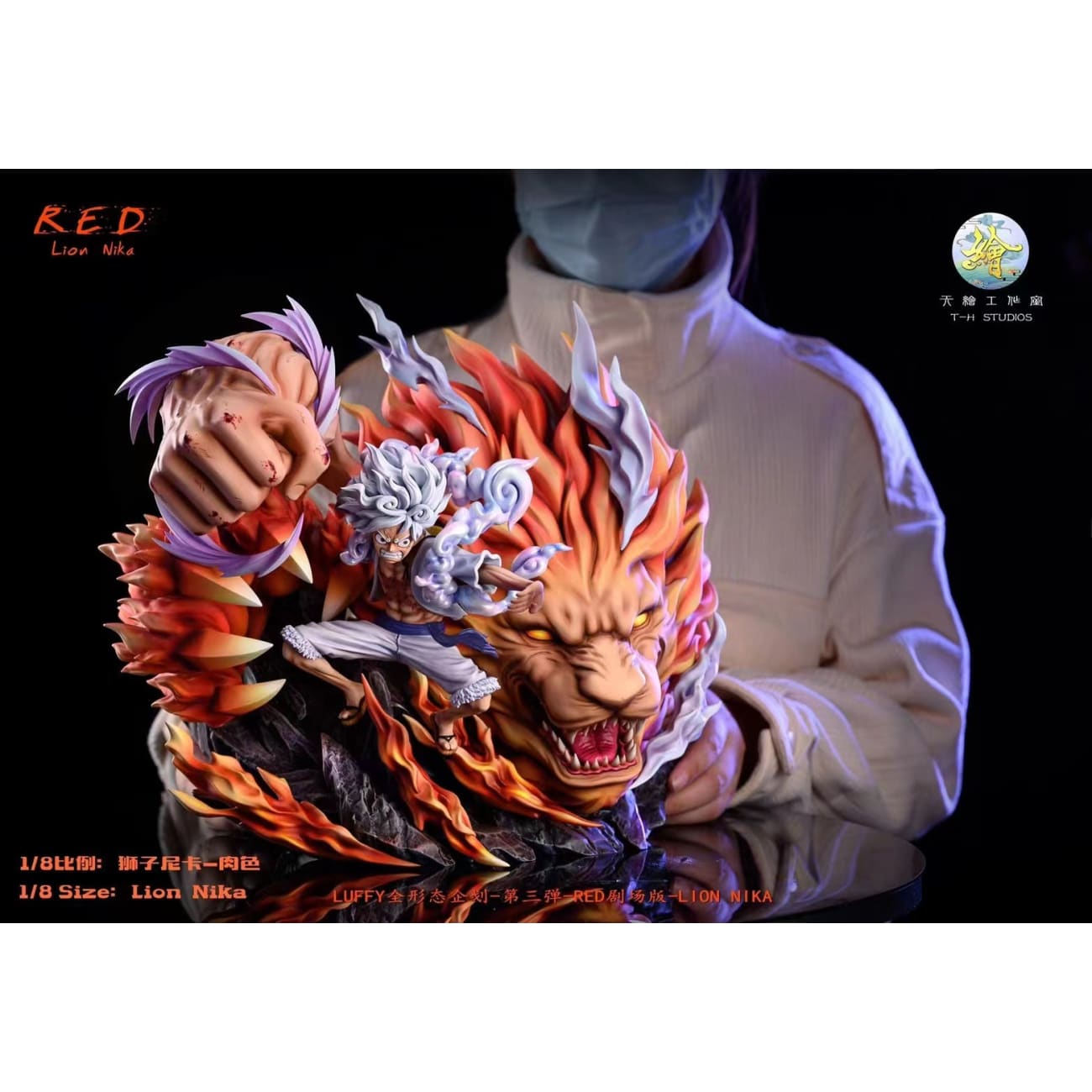 TH Studio/ Tian Hui - Sun God Nika Luffy Double Attack with Shanks [Lion Nika][4 Variants]