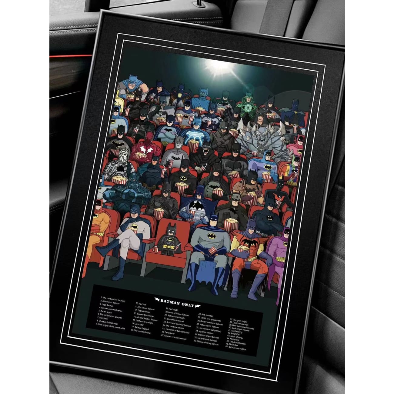 The Batman Cinema Poster Frame [38CM x 53CM]