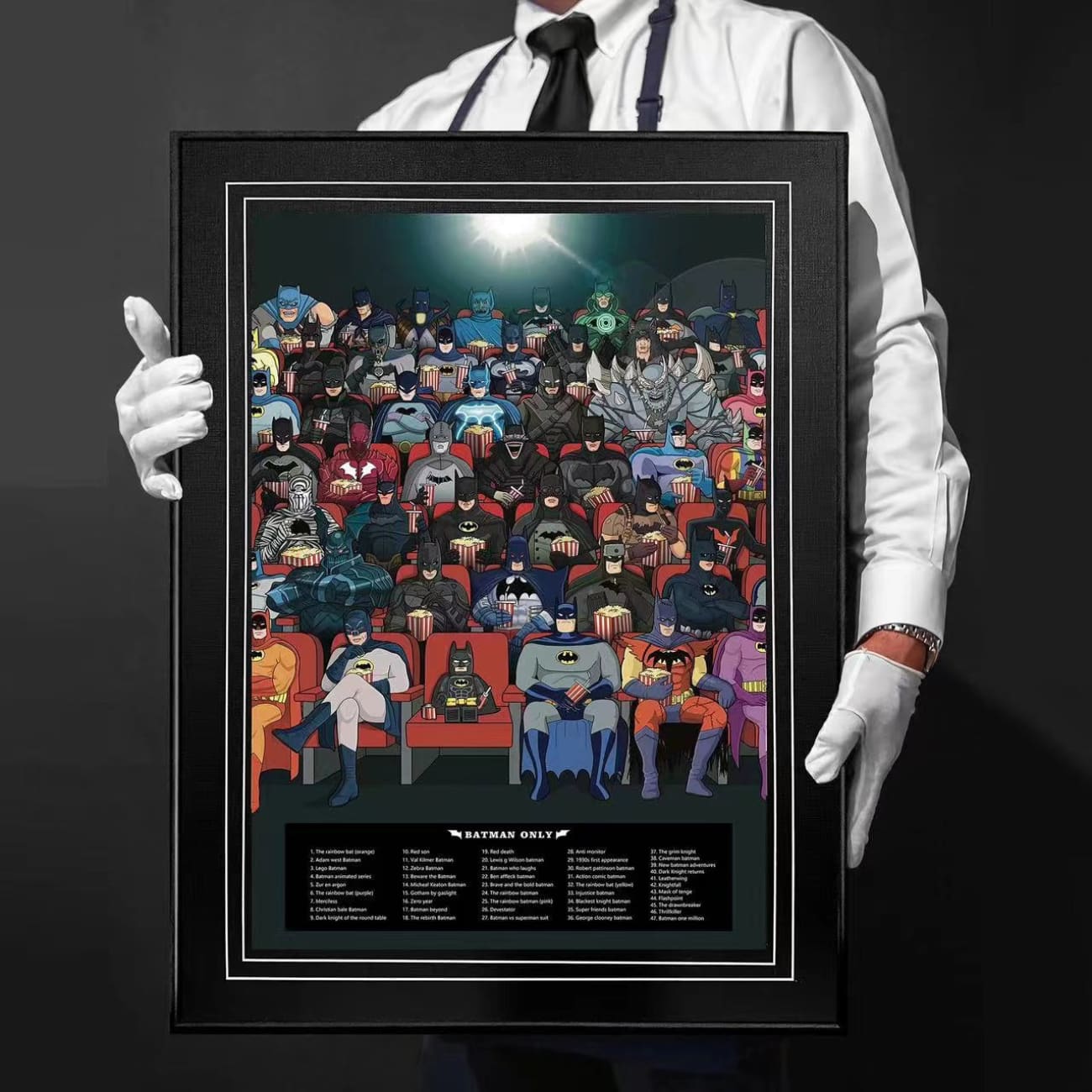 The Batman Cinema Poster Frame [38CM x 53CM]