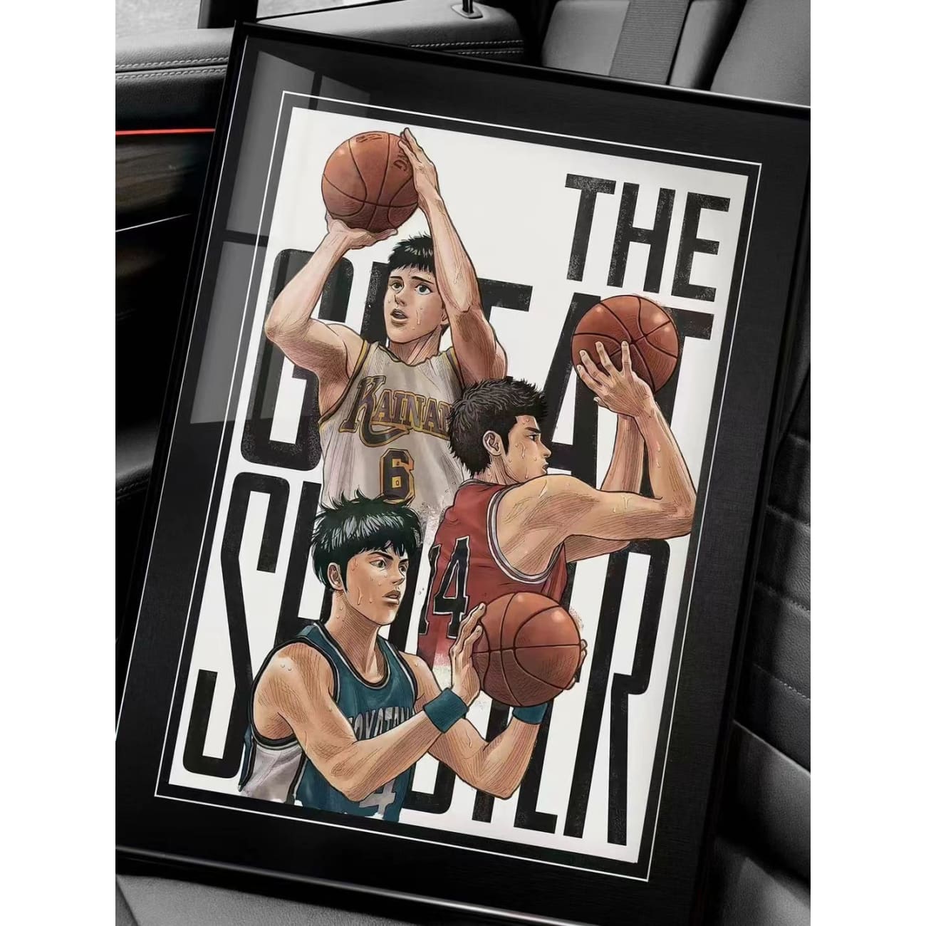 The Best Shooter Tsuyoshi Minami , Hisashi Mitsui and Soichiro Jin Poster Frame