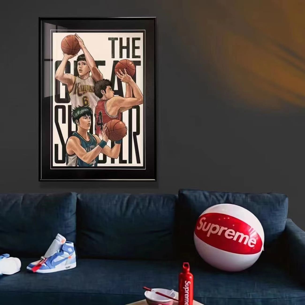 The Best Shooter Tsuyoshi Minami , Hisashi Mitsui and Soichiro Jin Poster Frame