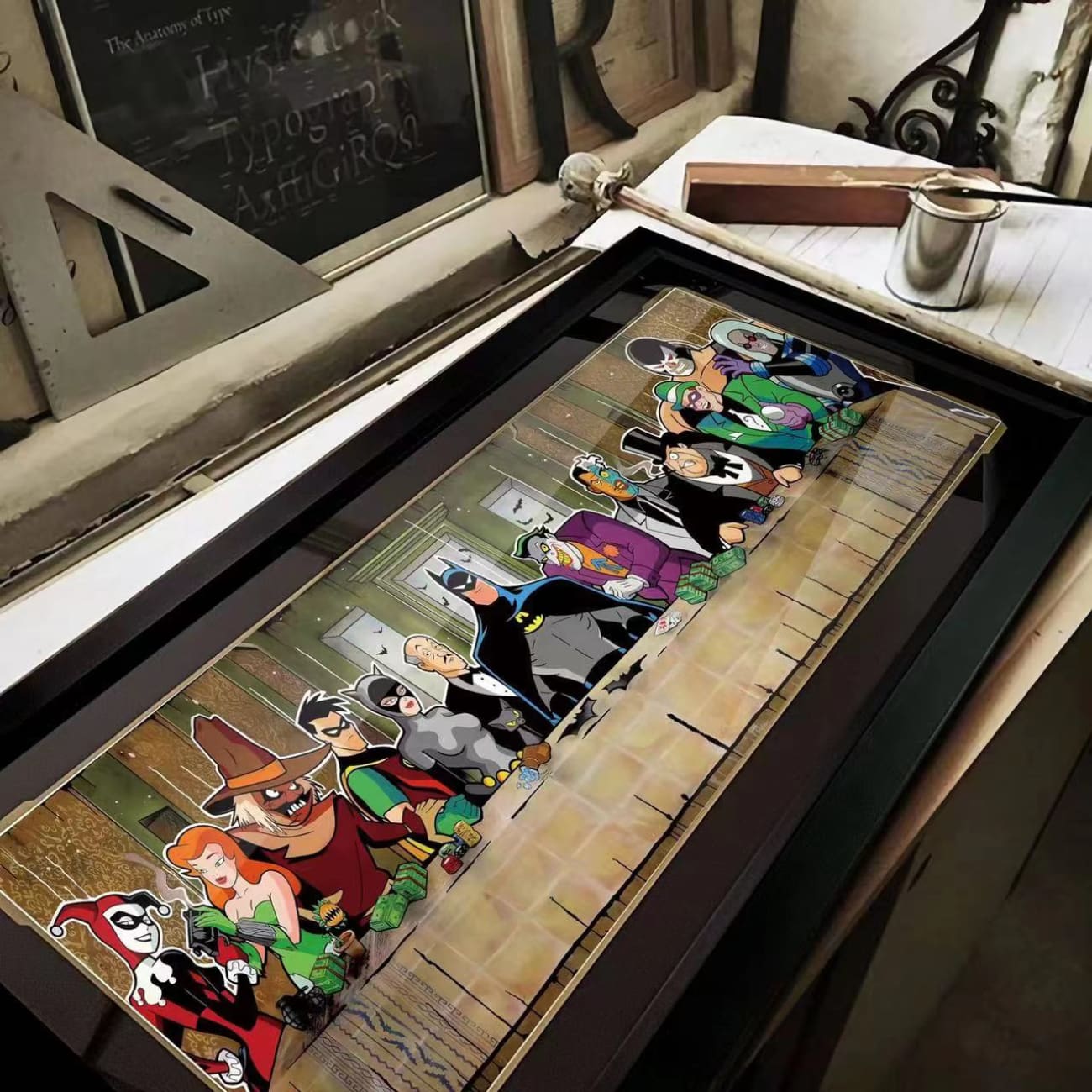 The Last Supper Gothan Poster Frame 