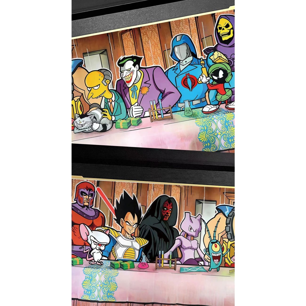 The Last Supper Villain Poster Frame [120cm x 52cm]
