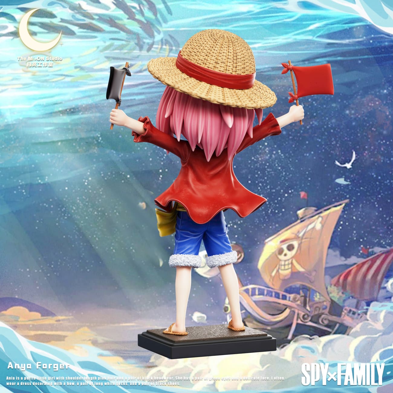 The Moon Studio - Anya Forger Cosplay Monkey D. Luffy