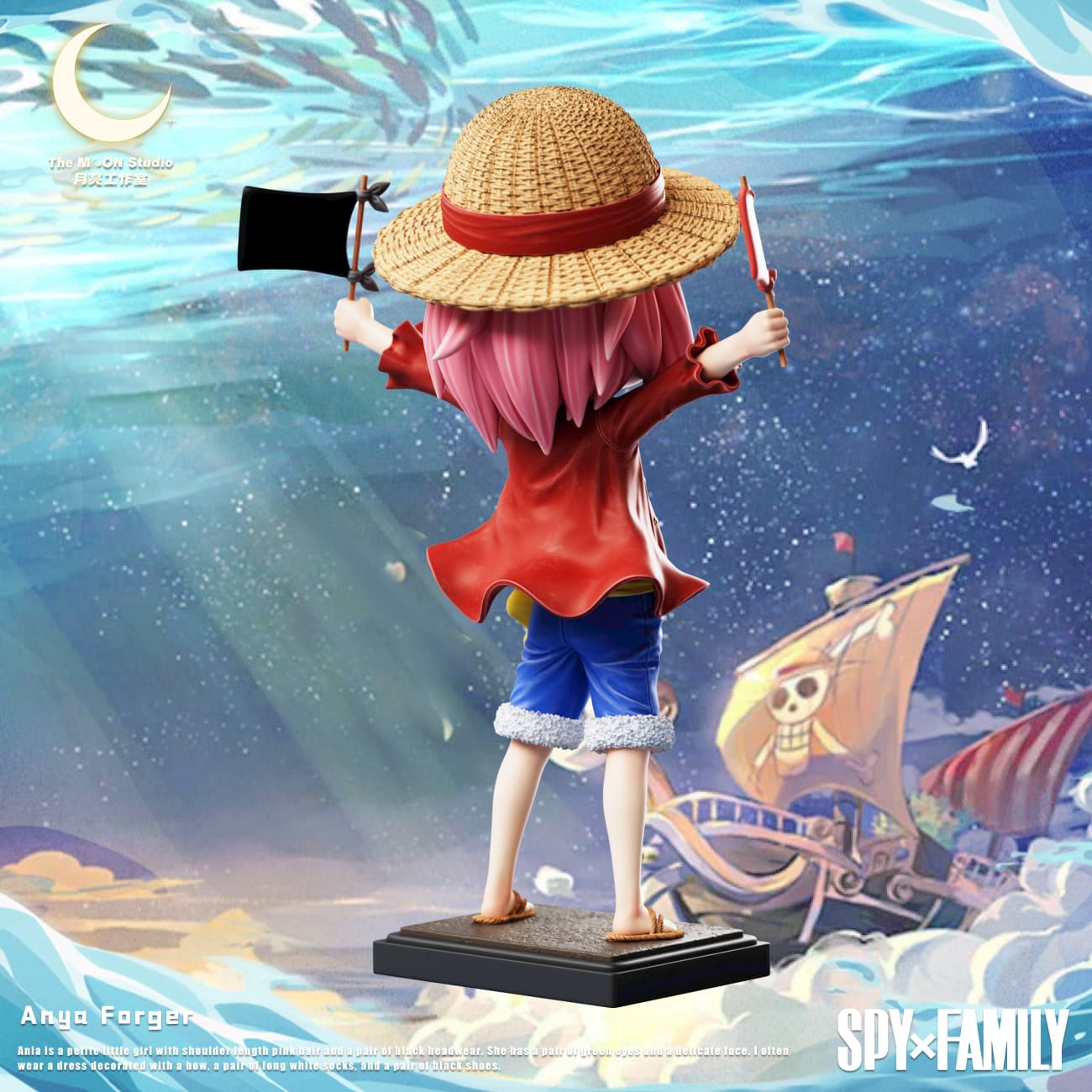The Moon Studio - Anya Forger Cosplay Monkey D. Luffy