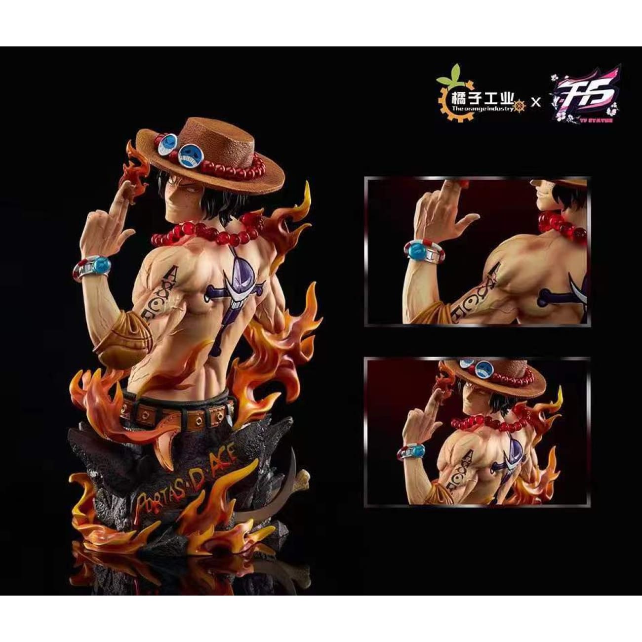 The Orange Industry Studios x TF Statue - Good Bye Portgas D. Ace [4 Variants]