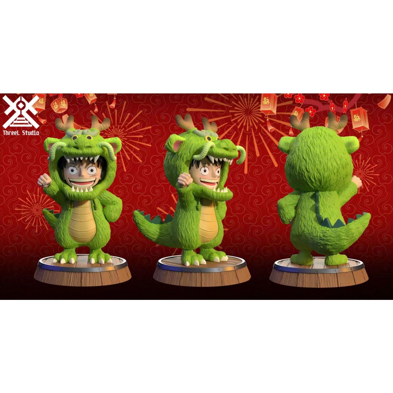 ThreeL Studio - Dragon Year Monkey D. Luffy [3 Variants]