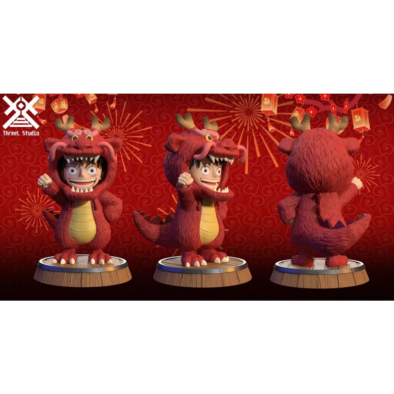 ThreeL Studio - Dragon Year Monkey D. Luffy [3 Variants]