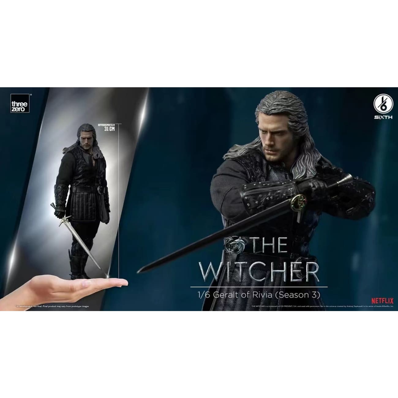 Threezero - Geralt of Rivia