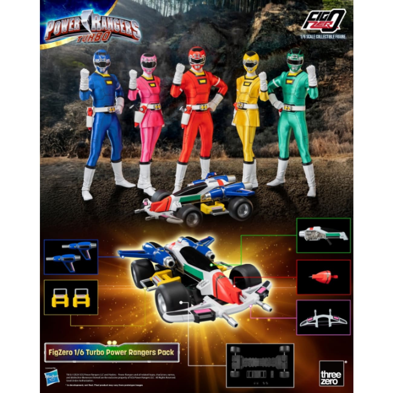 Threezero - Power Rangers Set [3Z08180W0]