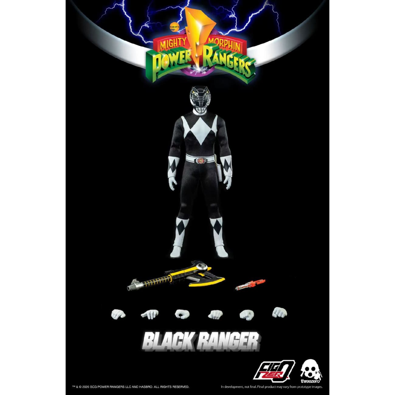 Threezero - Red Ranger / Pink Ranger / Black Ranger 
