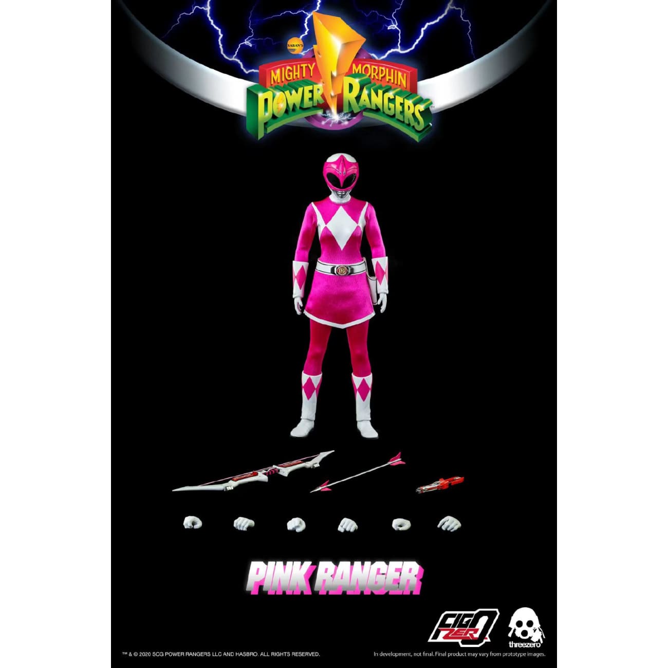 Threezero - Red Ranger / Pink Ranger / Black Ranger 