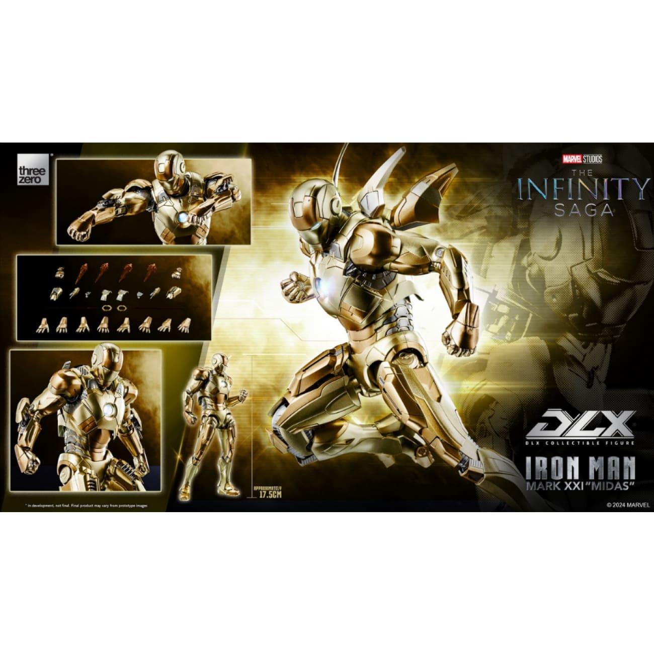 Threezero - The Infinity Saga Iron Man Mark 21 “Midas” [3Z08300C0]