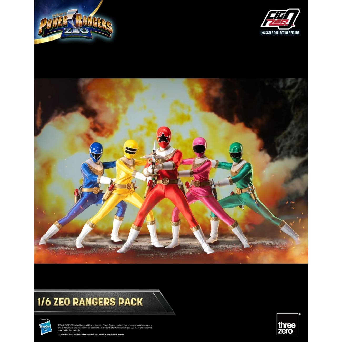 Threezero - Zeo Rangers Pack