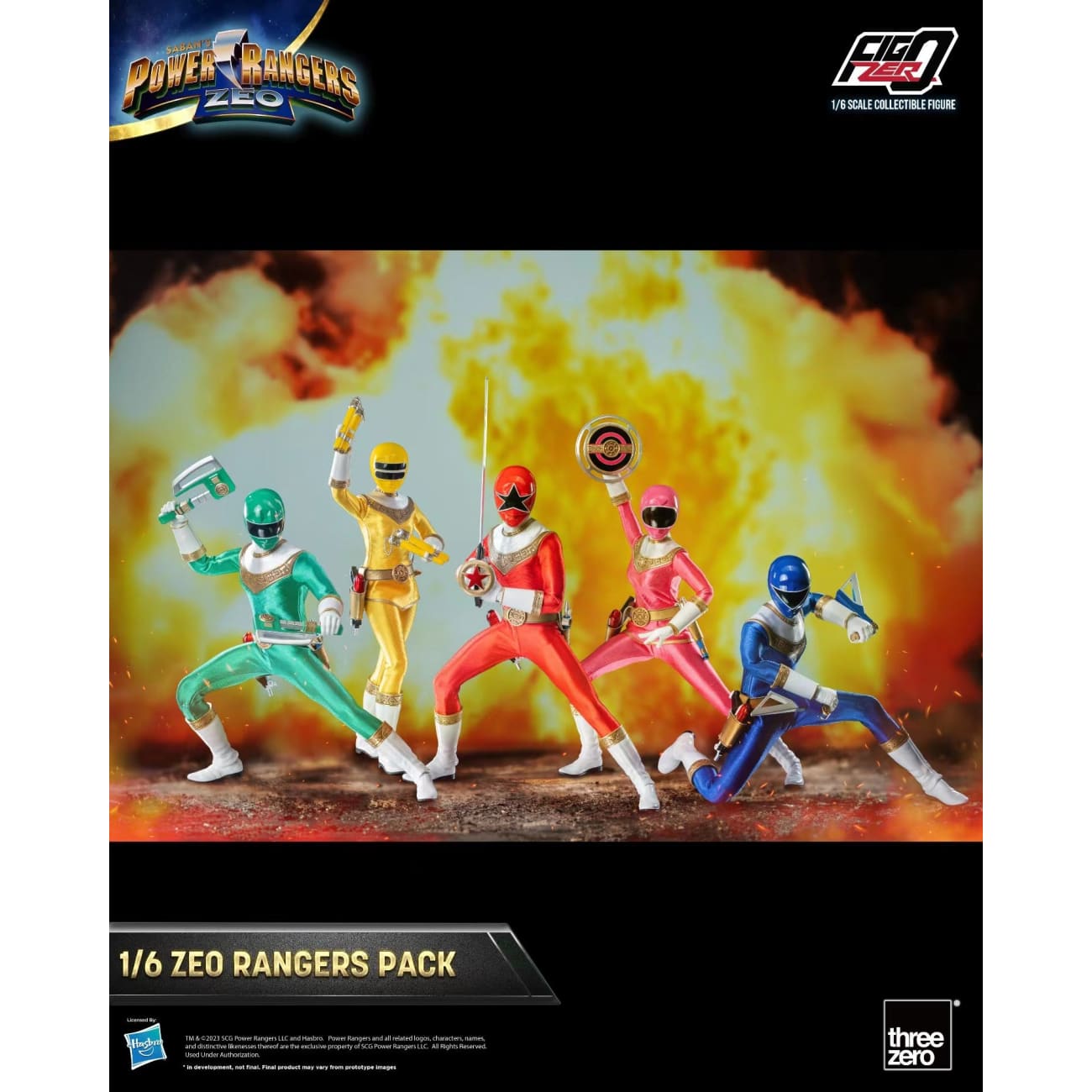 Threezero - Zeo Rangers Pack