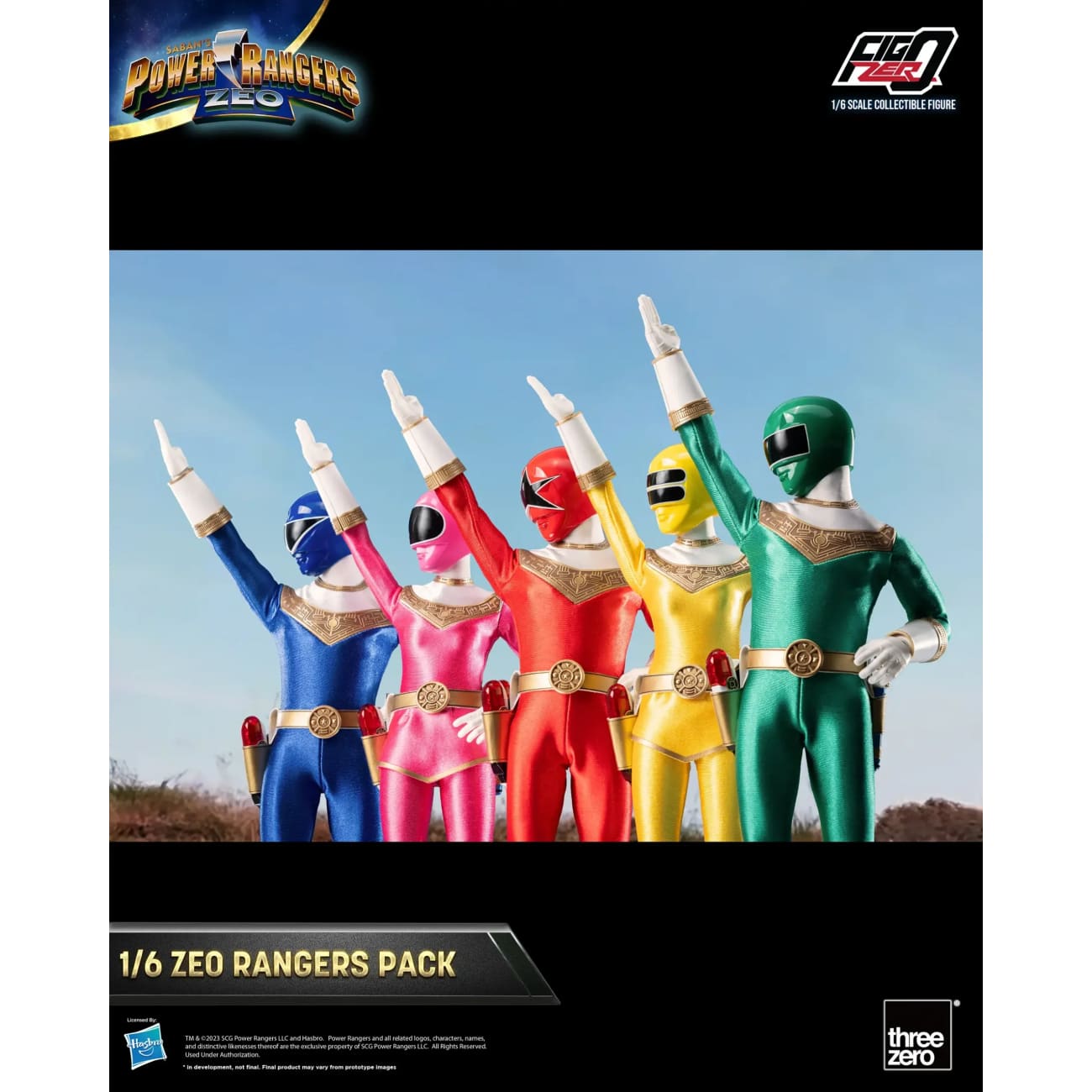Threezero - Zeo Rangers Pack