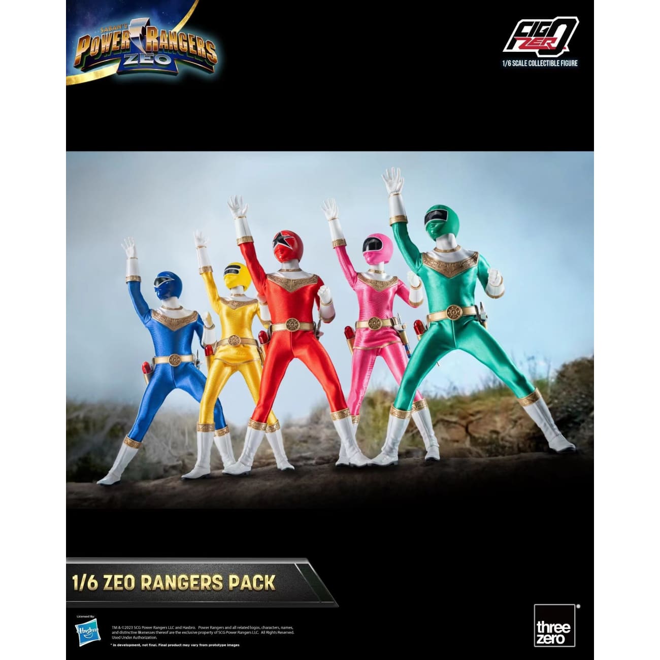 Threezero - Zeo Rangers Pack
