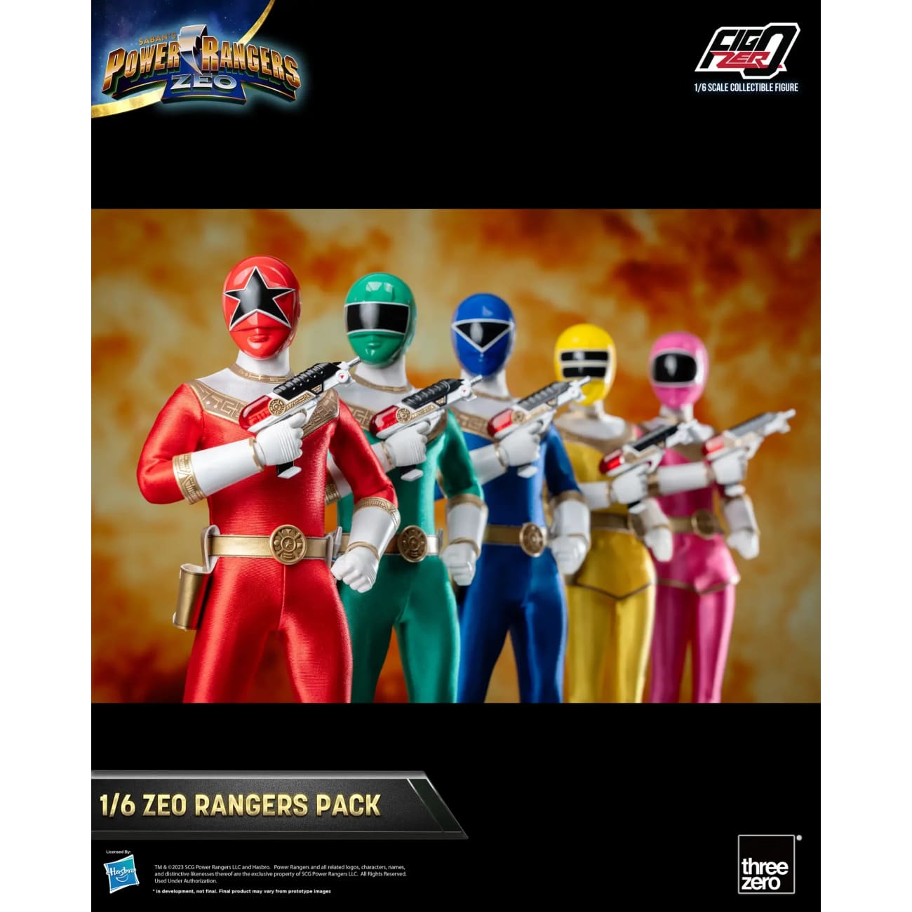 Threezero - Zeo Rangers Pack
