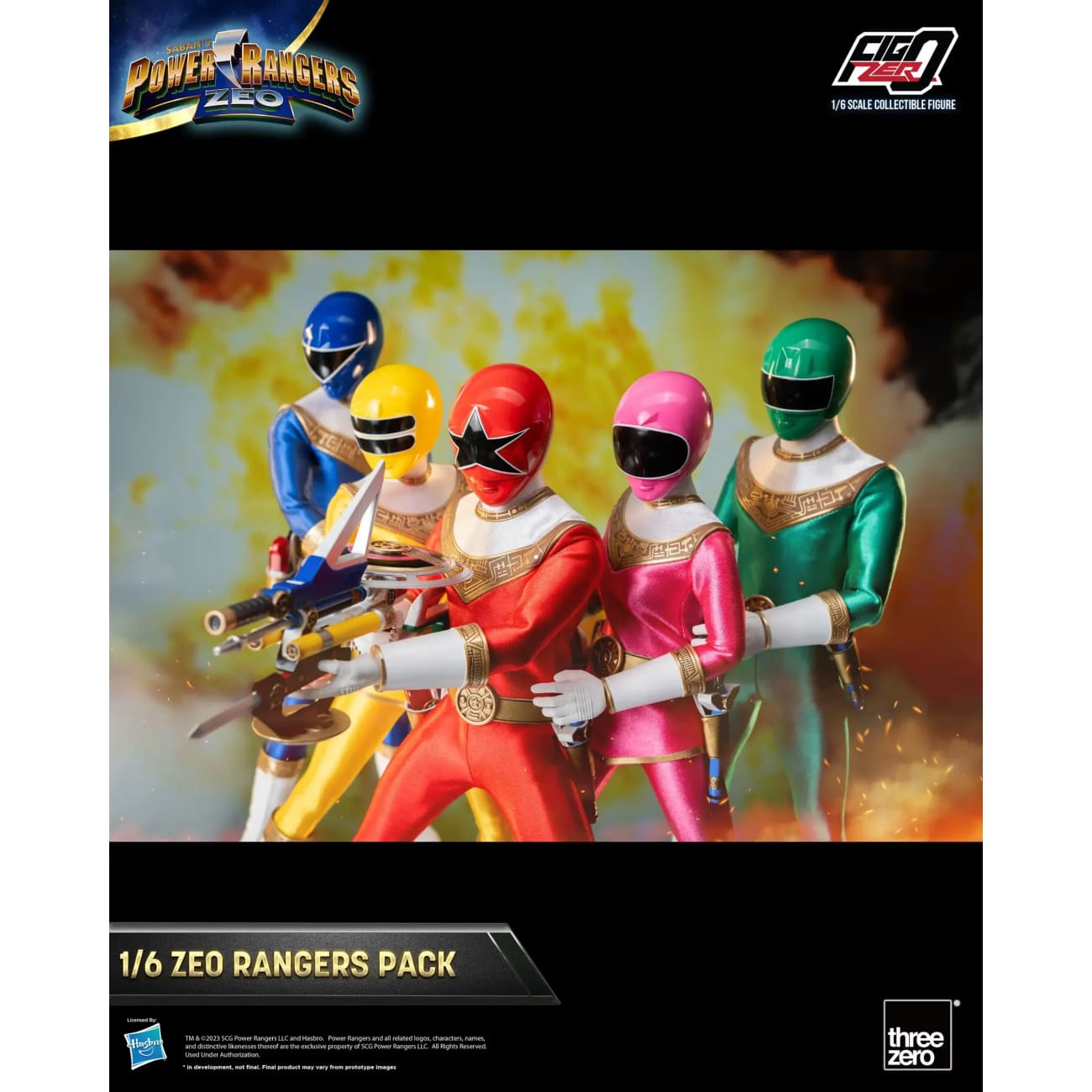 Threezero - Zeo Rangers Pack