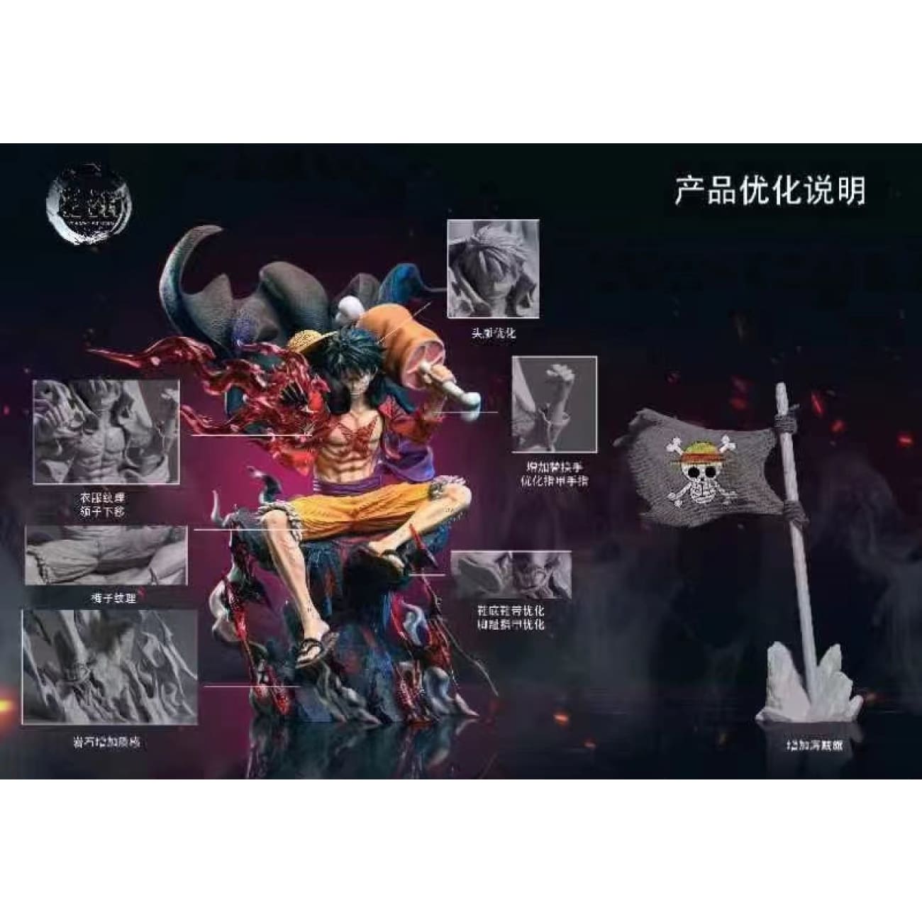 TianYi Studio - Sitting Monkey D. Luffy