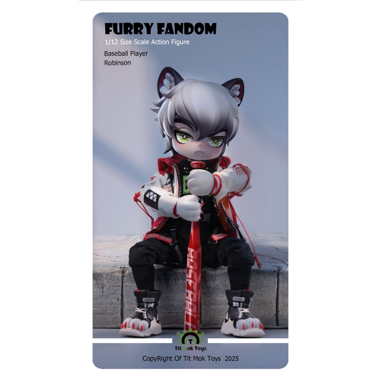 Tit Mok Toys - Articulated Figure Baseball Prodigy Robinson