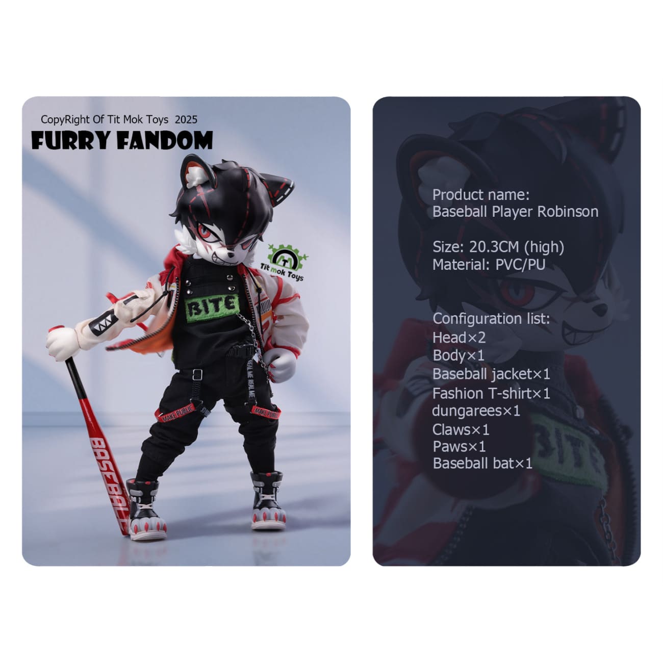 Tit Mok Toys - Articulated Figure Baseball Prodigy Robinson
