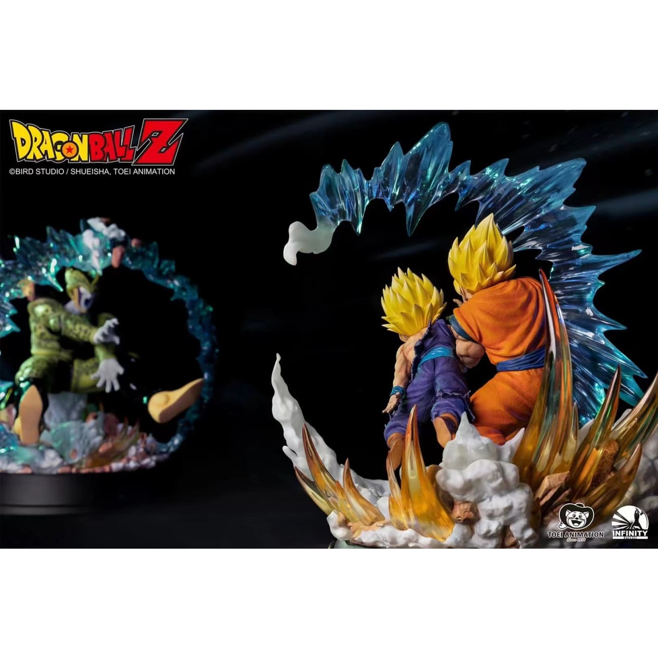 Toei Animation x Infinity Studio -  Son Gohan Vs Cell [Set Of 2] [1/6 scale]