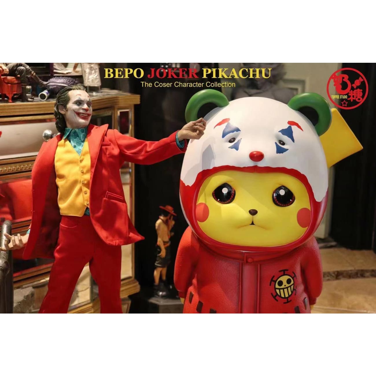 Toffee Studio - Pikachu Cosplay Bepo DC Joker [Red/ Purple]